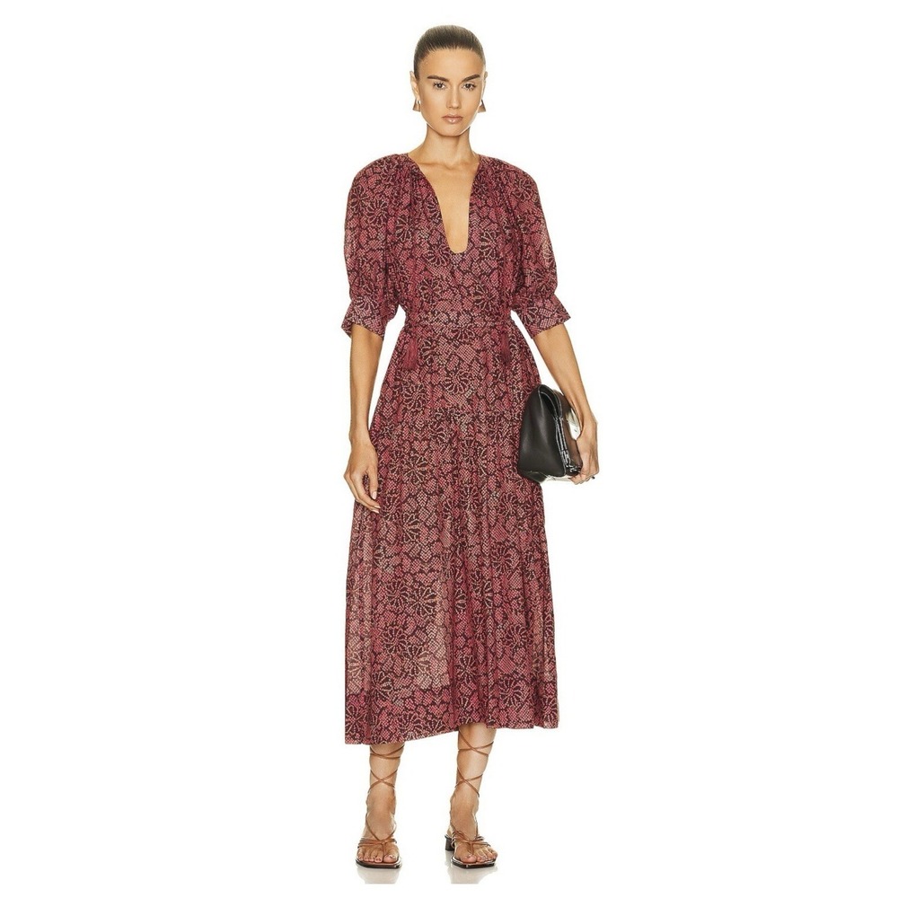 Ulla Johnson Women Size Medium Selena Cover Up Maxi Dress Gladiola